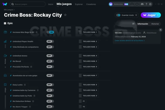 captura de pantalla de las trampas de Crime Boss: Rockay City