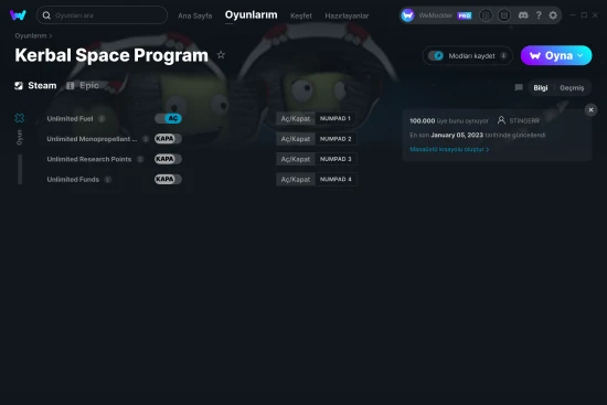 Kerbal Space Program hilelerin ekran görüntüsü