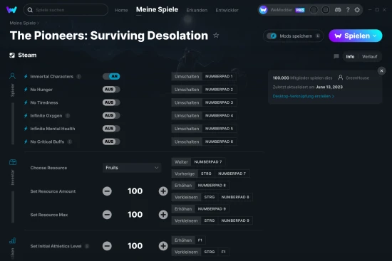 The Pioneers: Surviving Desolation Cheats Screenshot