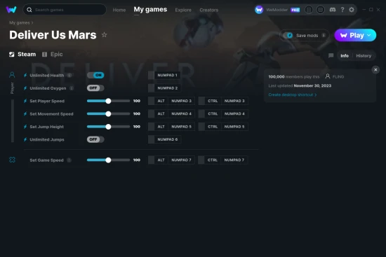 Deliver Us Mars cheats screenshot