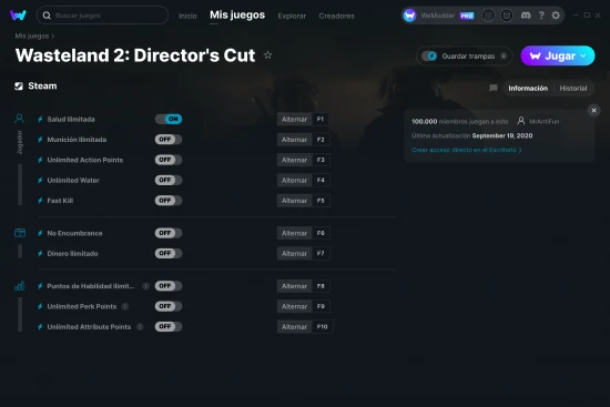 captura de pantalla de las trampas de Wasteland 2: Director's Cut