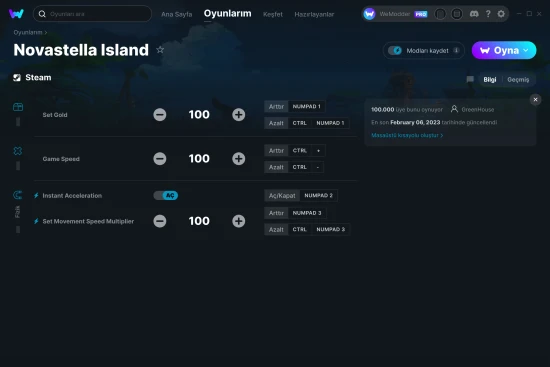 Novastella Island hilelerin ekran görüntüsü