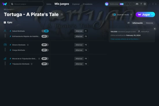 captura de pantalla de las trampas de Tortuga - A Pirate's Tale