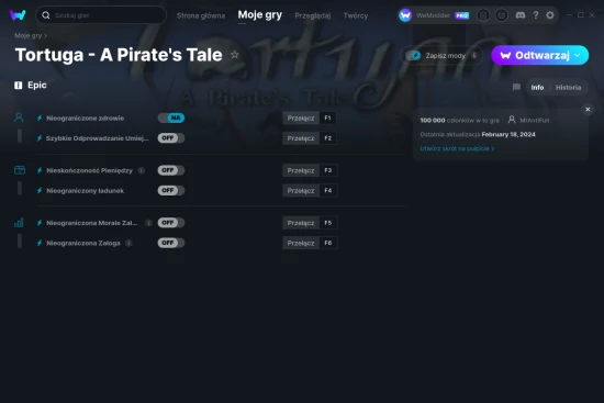 cheaty Tortuga - A Pirate's Tale zrzut ekranu