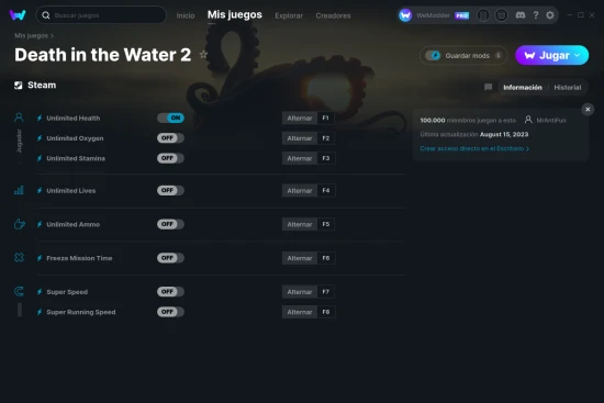 captura de pantalla de las trampas de Death in the Water 2