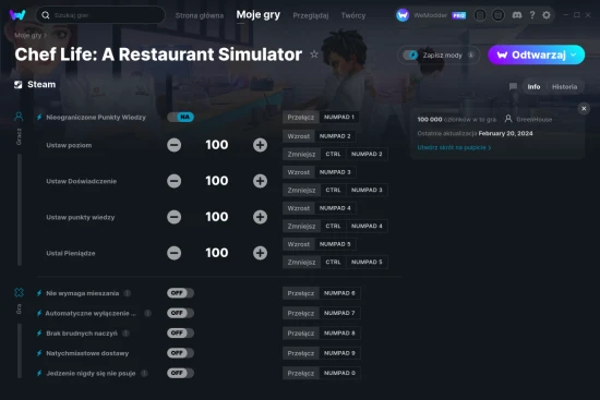 cheaty Chef Life: A Restaurant Simulator zrzut ekranu