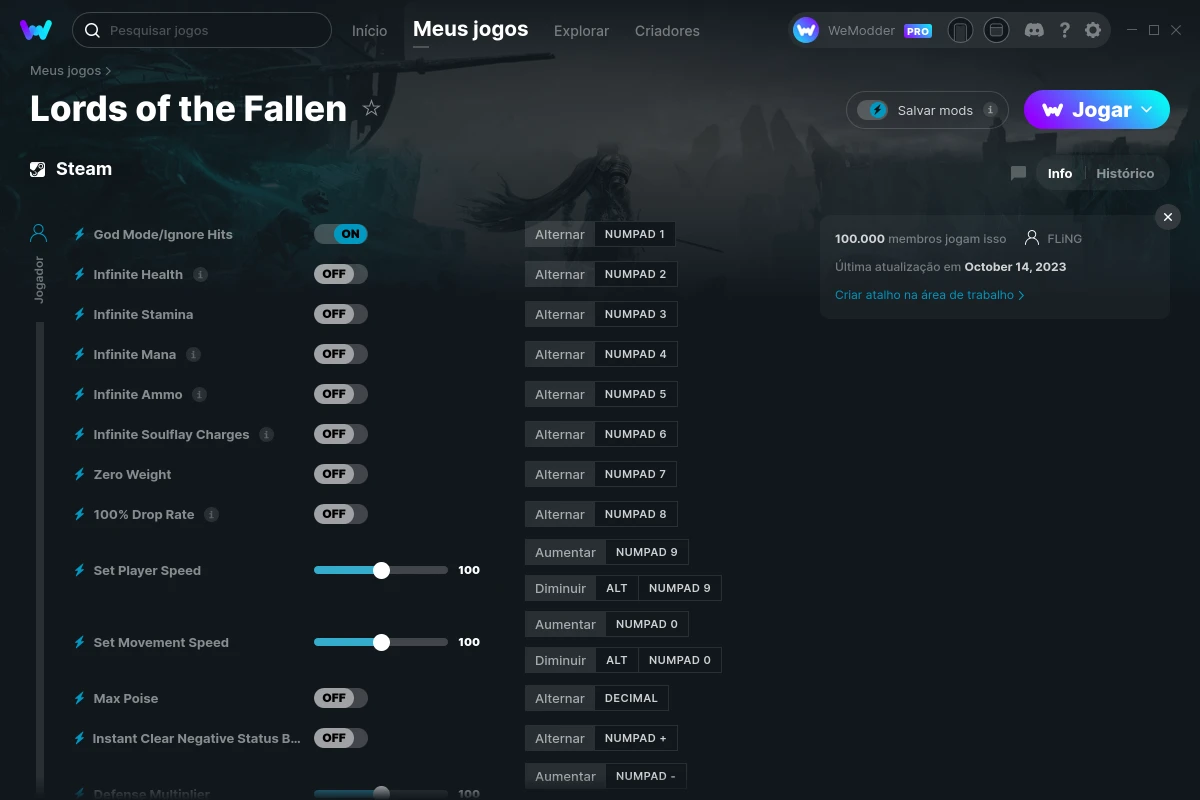 Lords of the Fallen, PC Steam Jogo