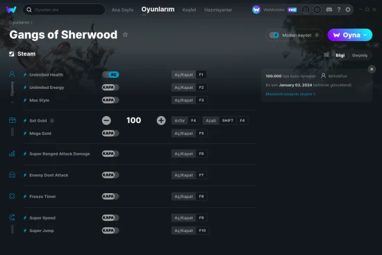 Gangs of Sherwood hilelerin ekran görüntüsü