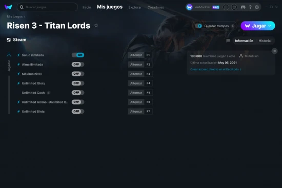 captura de pantalla de las trampas de Risen 3 - Titan Lords
