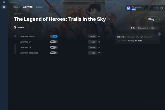 The Legend of Heroes: Trails in the Sky cheats screenshot