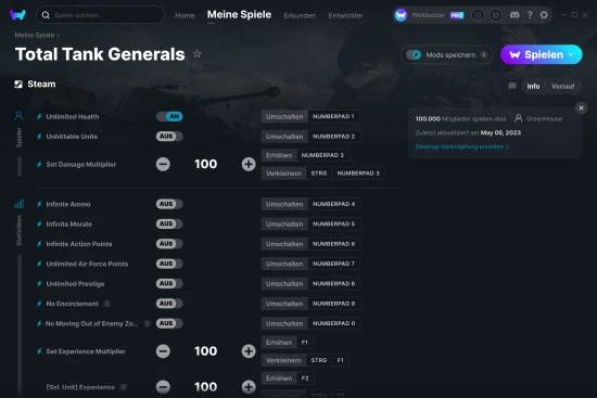 Total Tank Generals Cheats Screenshot