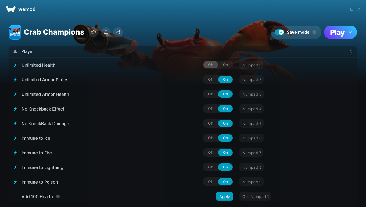 Crab Champions Cheats and Trainer for Steam Trainers WeMod Community