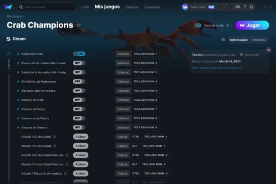 captura de pantalla de las trampas de Crab Champions