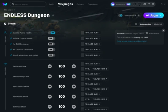 captura de pantalla de las trampas de ENDLESS Dungeon