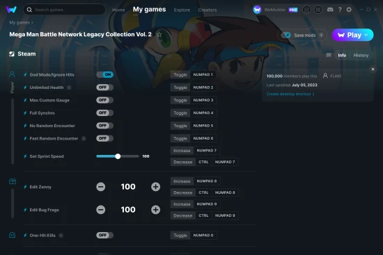 Mega Man Battle Network Legacy Collection Vol. 2 cheats screenshot