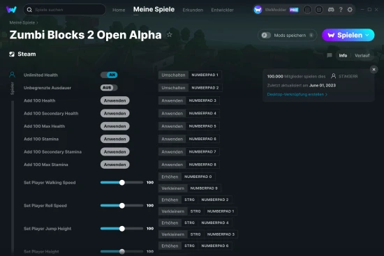 Zumbi Blocks 2 Open Alpha Cheats Screenshot
