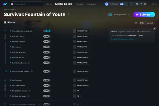 Survival: Fountain of Youth Cheats Screenshot