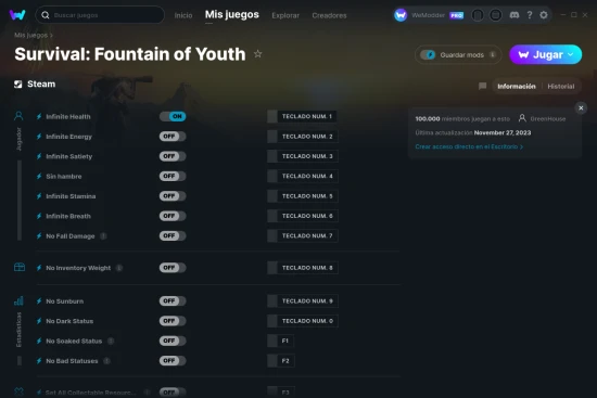 captura de pantalla de las trampas de Survival: Fountain of Youth