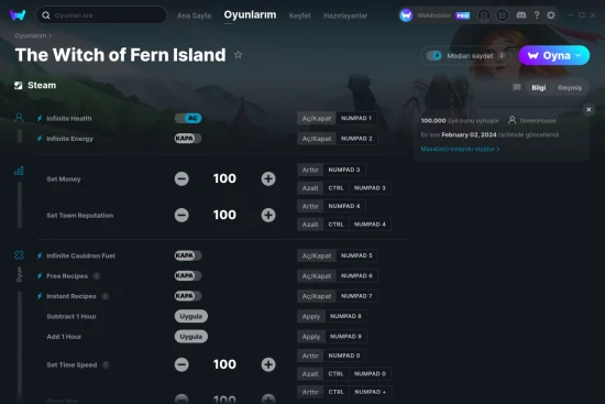 The Witch of Fern Island hilelerin ekran görüntüsü