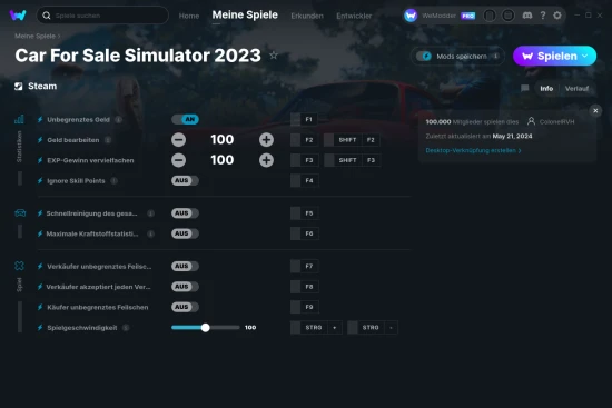 Car For Sale Simulator 2023 Cheats Screenshot