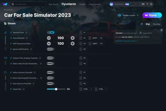 Car For Sale Simulator 2023 hilelerin ekran görüntüsü