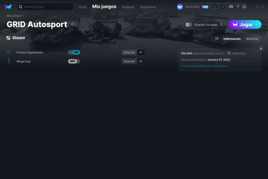 captura de pantalla de las trampas de GRID Autosport