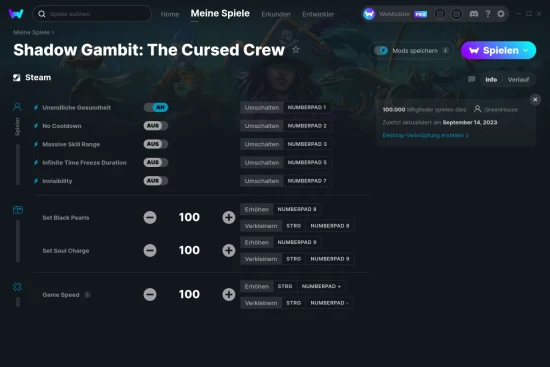 Shadow Gambit: The Cursed Crew Cheats Screenshot