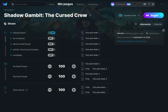 captura de pantalla de las trampas de Shadow Gambit: The Cursed Crew