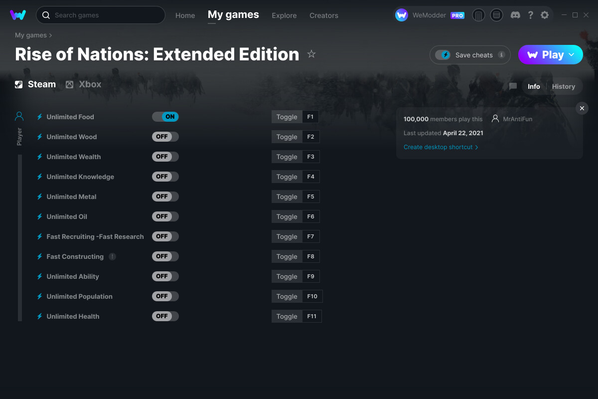 Buy Rise of Nations: Extended Edition Steam