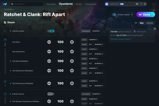 Ratchet & Clank: Rift Apart hilelerin ekran görüntüsü