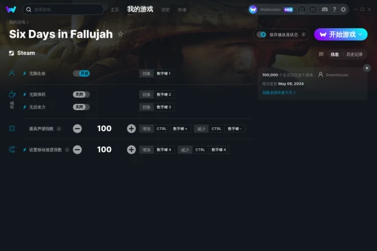 Six Days in Fallujah 修改器截图