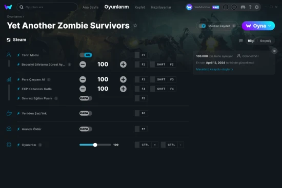 Yet Another Zombie Survivors hilelerin ekran görüntüsü
