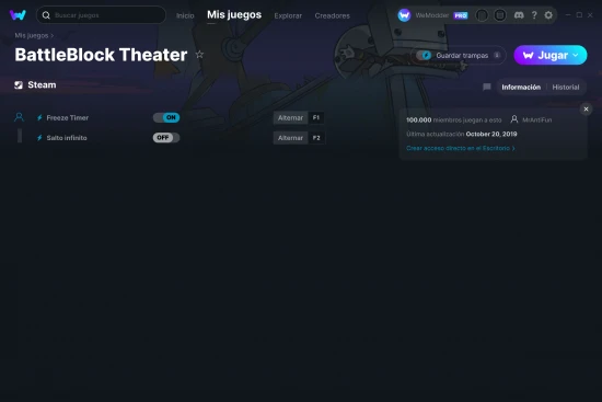 captura de pantalla de las trampas de BattleBlock Theater