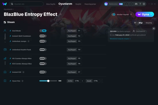 BlazBlue Entropy Effect hilelerin ekran görüntüsü
