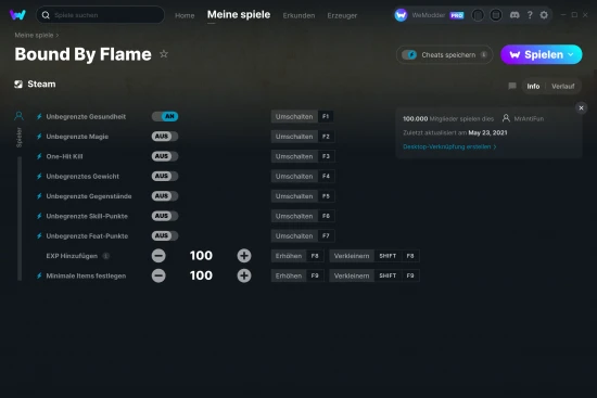 Bound By Flame Cheats Screenshot