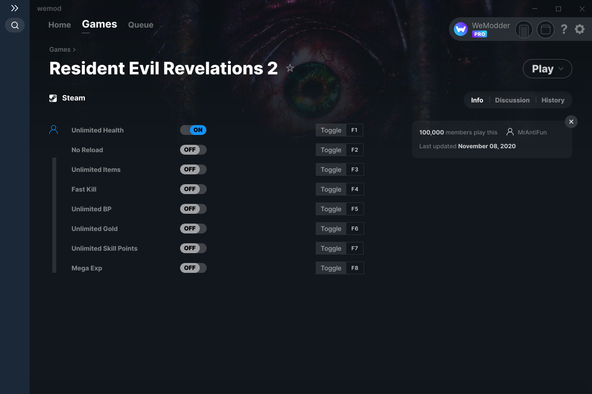 resident evil revelations 2 cheat engine
