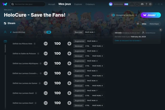 Capture d'écran de triches de HoloCure - Save the Fans!
