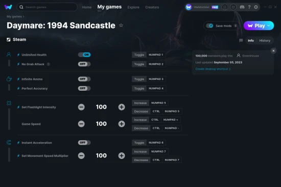 Daymare: 1994 Sandcastle cheats screenshot