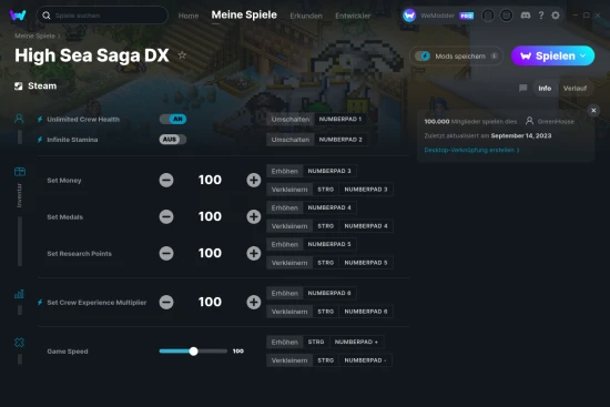 High Sea Saga DX Cheats Screenshot