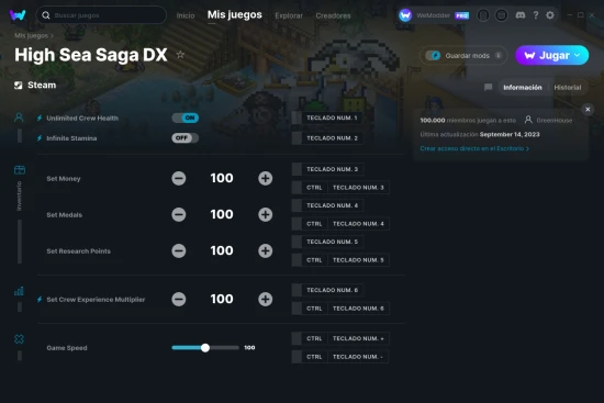 captura de pantalla de las trampas de High Sea Saga DX