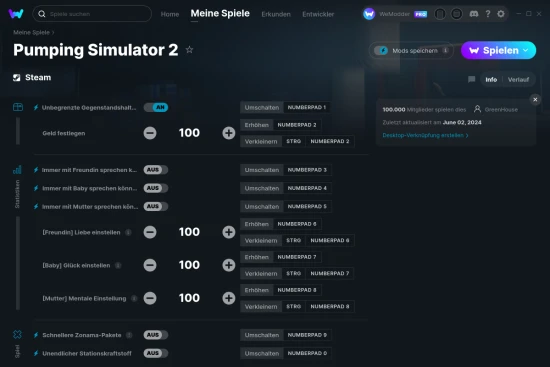 Pumping Simulator 2 Cheats Screenshot