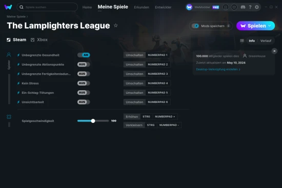 The Lamplighters League Cheats Screenshot