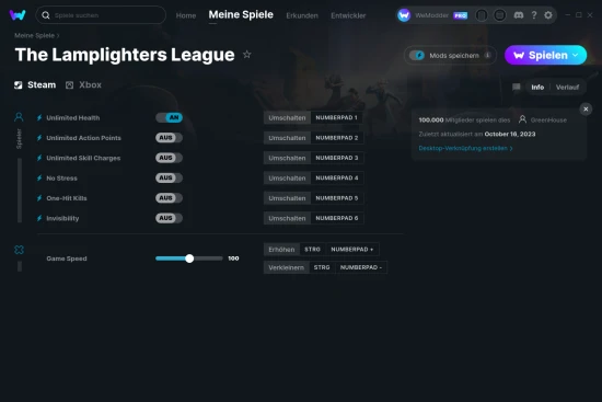The Lamplighters League Cheats Screenshot