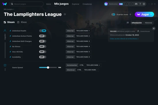 captura de pantalla de las trampas de The Lamplighters League