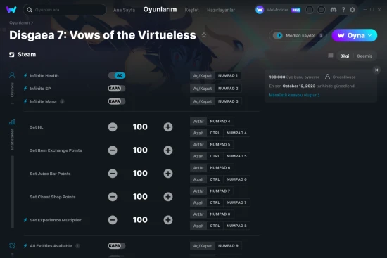 Disgaea 7: Vows of the Virtueless hilelerin ekran görüntüsü