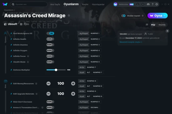 Assassin's Creed Mirage hilelerin ekran görüntüsü