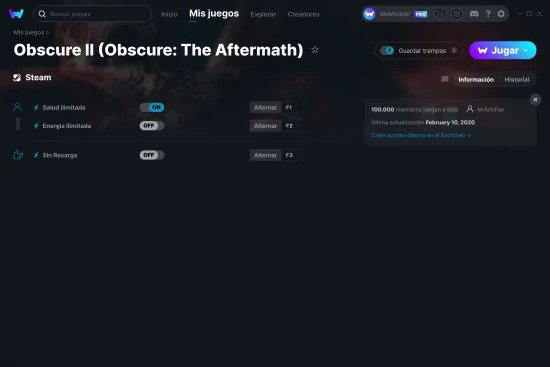 captura de pantalla de las trampas de Obscure II (Obscure: The Aftermath)