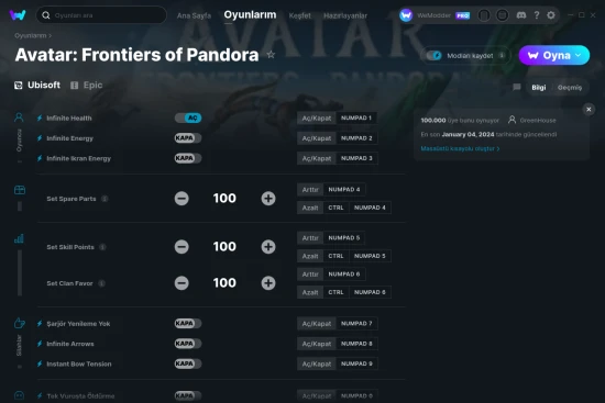 Avatar: Frontiers of Pandora hilelerin ekran görüntüsü