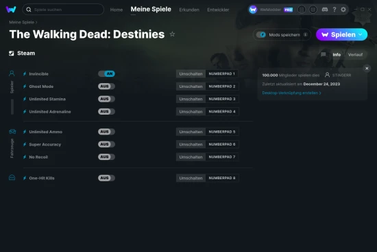 The Walking Dead: Destinies Cheats Screenshot