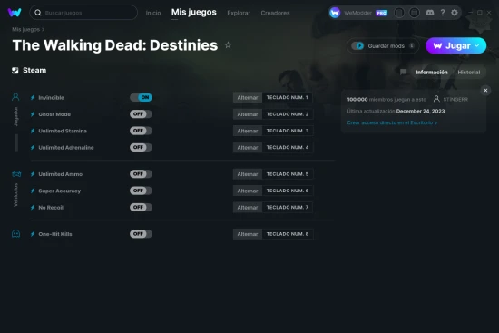 captura de pantalla de las trampas de The Walking Dead: Destinies